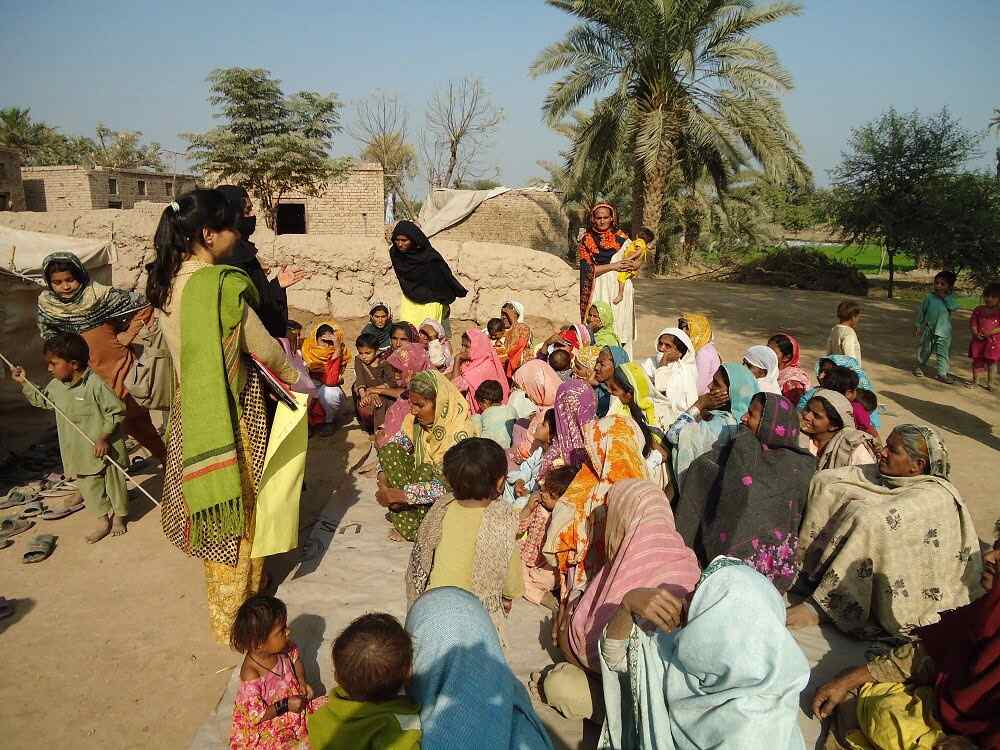 Grassroots mobilization activity by STEP volunteers